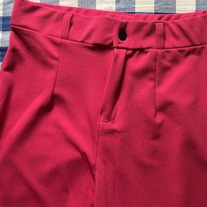 Women Formal Pink Pant