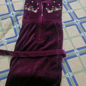 Velvet Night Gown Absolutely New