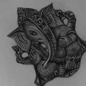 Beautiful Ganpati Bappa Artwork