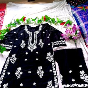 Without Tag Chicken Kari Kurta Plazo Set