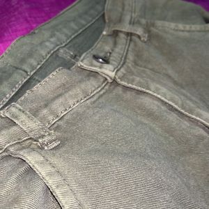 Green Cargo Jeans