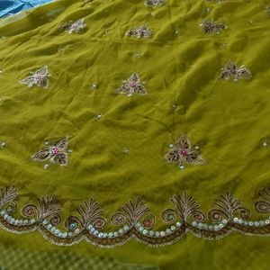 Unstitched Lehenga Choli And Dupatta