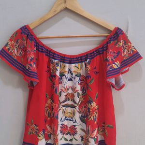 Flying Tomaro Red Top | Bust 38 | Length 21