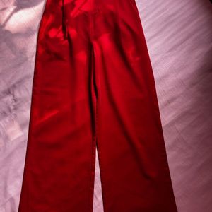 Cherry Red Trouser