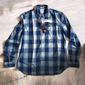 Blue White Checkered Shirt