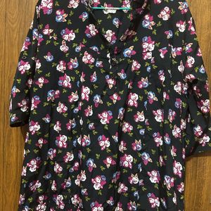 Floral Crepe Top