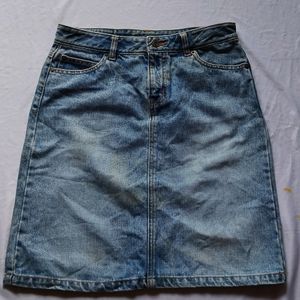 Denim Mini Skirt