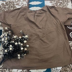 designer brown top