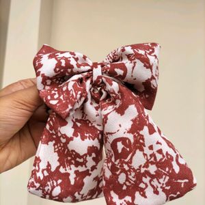 Printed Bow Pin