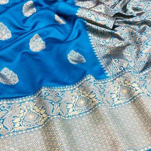 New Lunch Lichi Silk Beautiful Saree