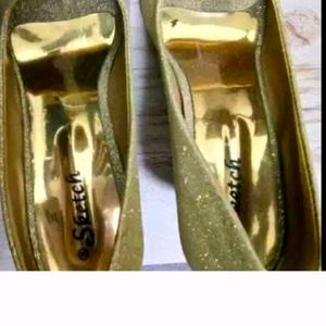 Golden Pencil Heel