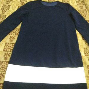 New Shein Navy Blue Dress Size M