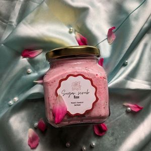 Rose Whipped Sugar Soap Body Scrub