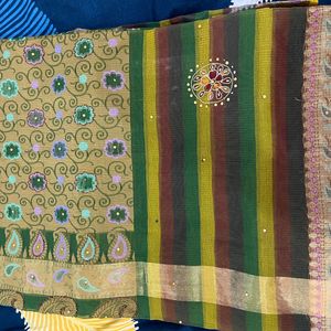 Fancy Saree - Mixed Cotton