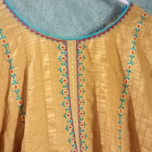 Beautiful Kurta Set With Worked Duptaa