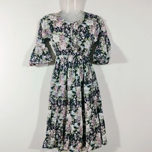 Multicolour Printed Western Dress