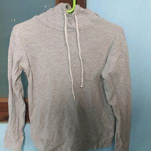 Grey Hoodie Sweatshirt
