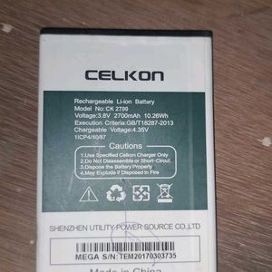 Celkon Battery,2700 Mah