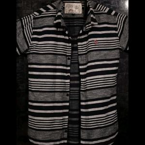 Stripped Black & White Shirt | For Men & Women