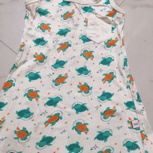 1-2 year A line dress for girl babies