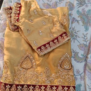 Heavy Lehenga Saree With Blouse