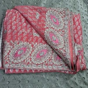 Pack Of 2 Saree With Stitched Design Blouses