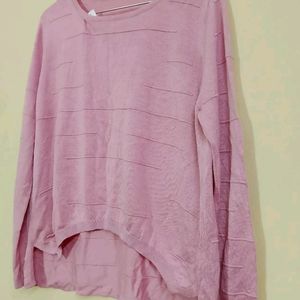 Pink Woolen Soft Top