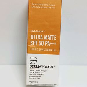 DERMATOUCH  SPF 50 PA+++TINTED SUNSCREEN GEL