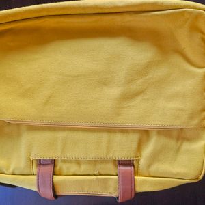 Price Drop..Yellow Trendy Laptop Bag