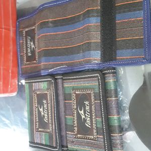 Three Piece Cloth Wallet Set Purchase The Se