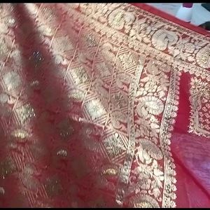 Brand New Red Saree