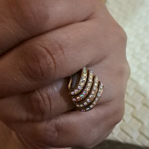 AD gold Polish Ring.