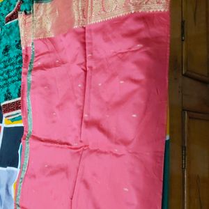 Peach Colour Silk Saree