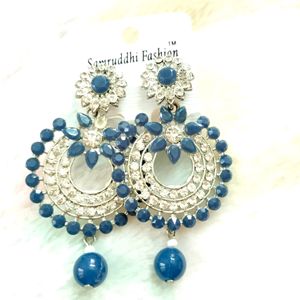 Blue Party Wear Earings