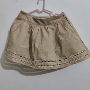 Imported Mini Skirt With Attached Shorts