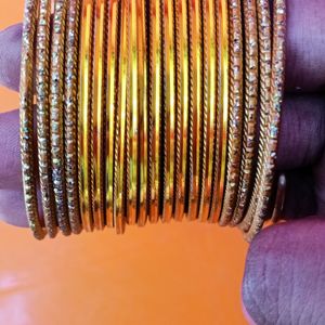 Yellow Metal Bangles