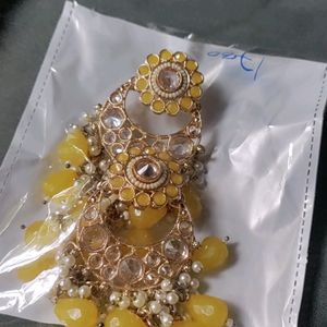 Yellow Drop Earrings