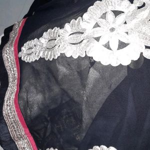 Bkack Designer Saree