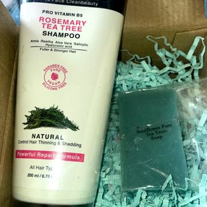 Sealed Soul flower rosemary shampoo+ free gift