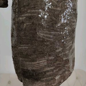 Backless Sequin Dress