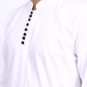 Trendy Short white kurta for boys