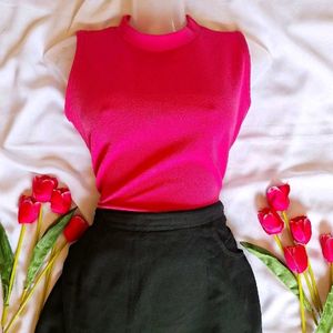 Pretty Pink Sleeveless Top