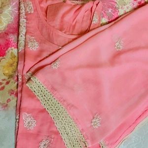 WOMEN PATIALA HOUSE STITCHED STRAIGHT KURTA SET 🔥