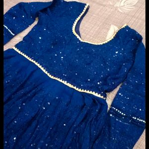 Beautiful Navy Blue Gown