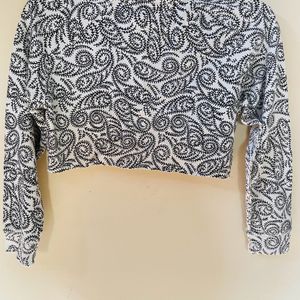 Meenkari Print Crop Top