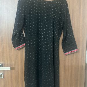 Black Mirror Work Top With Pant And Duppata