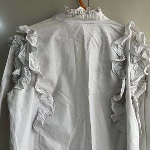 Frill Cotton Tops