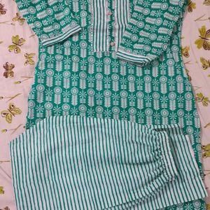 Cotton Kurti Set