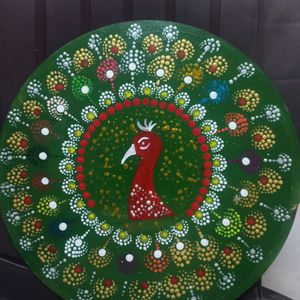 Peacock Multi Colour Mandala Painting