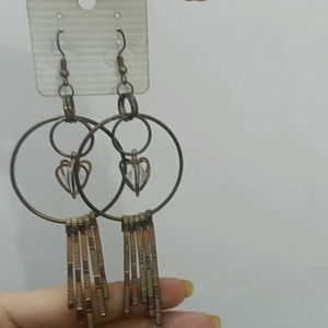 Golden Partywear Earrings